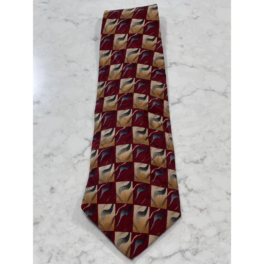 J. Garcia Men’s Luxurious Grateful Dead 100%‎ Silk Career Tie One Size Gray Red